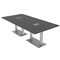 Skutchi Designs 45 in W, 96 in L, 29 in H, Engineered Wood Top, Grey HAR-REC-48x95-DOU-ELEC-ASIANNIGHT - alternate 1